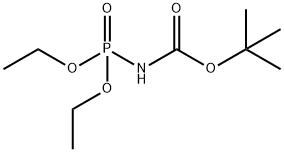 N-(TERT-BUTOXYCARBONYL)PHOSPHORAMIDIC ACID DIETHYL ESTER Structure