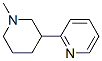 N-메틸-3-(2-피리딜)피페리딘 구조식 이미지