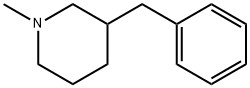 3-benzyl-1-methylpiperidine Structure