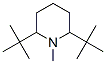 2,6-디-tert-부틸-1-메틸피페리딘 구조식 이미지
