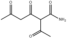 1-acetamido-2,4-dioxopentyl acetate Structure