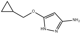 5-(cyclopropylMethoxy)-1H-pyrazol-3-aMine Structure
