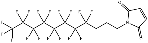 N-(4,4,5,5,6,6,7,7,8,8,9,9,10,10,11,11,11-Heptadecafluoroundecyl)maleimide Structure