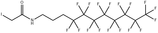 N-(4,4,5,5,6,6,7,7,8,8,9,9,10,10,11,11,11-Heptadecafluoroundecyl)iodoacetamide Structure