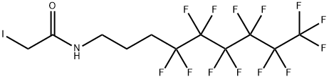 N-(4,4,5,5,6,6,7,7,8,8,9,9,9-Tridecafluorononyl)iodoacetamide Structure