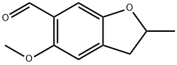 5-METHOXY-2-METHYL-2,3-DIHYDRO-1-BENZOFURAN-6-CARBALDEHYDE Structure