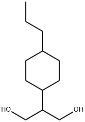 2-(4-propylcyclohexyl)propane-1,3-diol Structure
