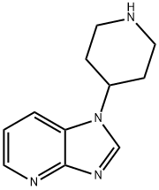 1H-이미다조[4,5-b]피리딘,1-(4-피페리디닐)- 구조식 이미지