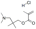 3-(dimethylamino)-2,2-dimethylpropyl methacrylate hydrochloride Structure
