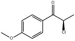 1-프로판온,2-클로로-1-(4-메톡시페닐)-,(R)-(9CI) 구조식 이미지