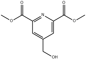 4-(HydroxyMethyl)-2,6-pyridinedicarboxylic Acid 2,6-DiMethyl Ester Structure