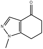 1-methyl-6,7-dihydro-1H-indazol-4(5H)-one Structure