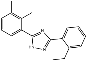 3-(2-Ethylphenyl)-5-(2,3-xylyl)-1H-1,2,4-triazole Structure