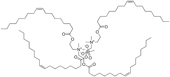 dimethylbis[2-(oleoyloxy)ethyl]ammonium methyl phosphonate 구조식 이미지