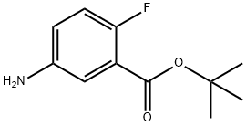 TERT-BUTYL 5-AMINO-2-FLUOROBENZOATE Structure