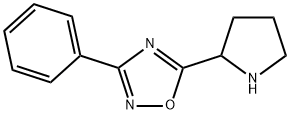 3-PHENYL-5-PYRROLIDIN-2-YL-[1,2,4]OXADIAZOLE Structure