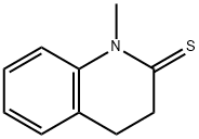 2(1H)-Quinolinethione,  3,4-dihydro-1-methyl- Structure