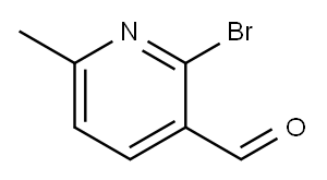2-Bromo-6-methylpyridine-3-carboxaldehyde Structure