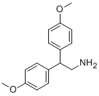 2,2-비스(4-메톡실페닐)에틸아민 구조식 이미지