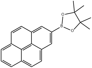 1,3,2-DIOXABOROLANE, 4,4,5,5-TETRAMETHYL-2-(2-PYRENYL)- Structure