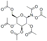 Acetamide, N-(acetyloxy)-N-(2,3,4,6-tetra-O-acetyl-.beta.-D-glucopyranosyl)- 구조식 이미지