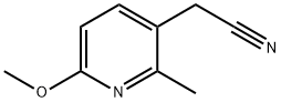 3-Pyridineacetonitrile, 6-Methoxy-2-Methyl- Structure