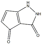 3,4-Cyclopentapyrazoledione,  1,2-dihydro- Structure