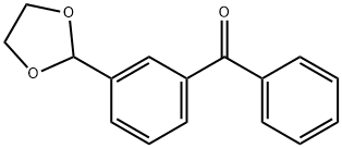3-(1,3-DIOXOLAN-2-YL)BENZOPHENONE Structure
