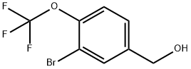 3-BROMO-4-(TRIFLUOROMETHOXY)BENZYL ALCOHOL Structure