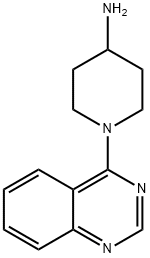 1-(4-퀴나졸리닐)-4-피페리디나민 구조식 이미지