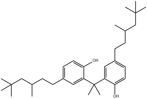 2,2'-이소프로필리덴비스[4-(3,5,5-트리메틸헥실)페놀] 구조식 이미지