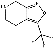4,5,6,7-테트라하이드로-3-(트리플루오로메틸)이속사졸로[3,4-c]피리딘 구조식 이미지