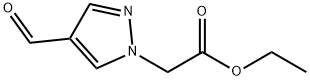 (4-Formyl-pyrazol-1-yl)-acetic acid ethyl ester Structure