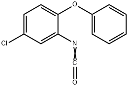 5-CHLORO-2-PHENOXYPHENYL ISOCYANATE  97 구조식 이미지