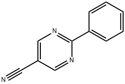 2-페닐-피리미딘-5-카르보니트릴 구조식 이미지