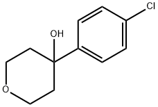 4-(4-클로로페닐)-테트라히드로-2H-피란-4-OL 구조식 이미지