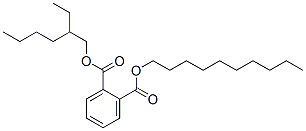 decyl 2-ethylhexyl phthalate 구조식 이미지