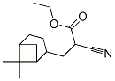 에틸알파-시아노-6,6-디메틸비시클로[3.1.1]헵탄-2-프로피오네이트 구조식 이미지