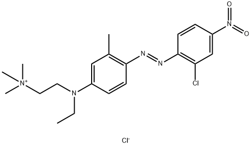 [2-[[4-[(2-chloro-4-nitrophenyl)azo]-3-methylphenyl]ethylamino]ethyl]trimethylammonium chloride 구조식 이미지