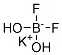 potassium difluorodihydroxyborate(1-) Structure