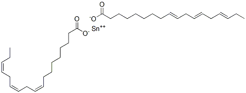 tin(2+) (9Z,12Z,15Z,)-9,12,15-octadecatrienoate Structure