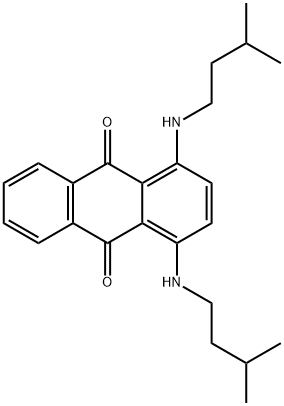 1,4-bis[(3-methylbutyl)amino]anthraquinone Structure