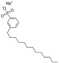 sodium 3-tridecylbenzenesulphonate Structure