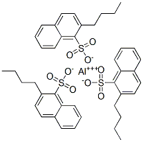 aluminium tris(butylnaphthalenesulphonate) Structure