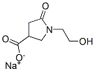 sodium 1-(2-hydroxyethyl)-5-oxopyrrolidine-3-carboxylate  Structure