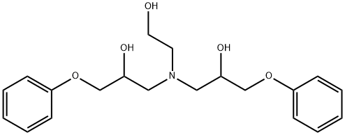 1,1'-[(2-hydroxyethyl)imino]bis(3-phenoxypropan-2-ol) 구조식 이미지
