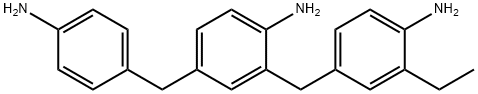 2-[(4-amino-3-ethylphenyl)methyl]-4-[(4-aminophenyl)methyl]aniline 구조식 이미지