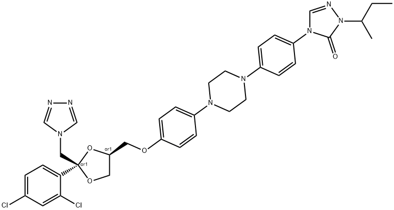 (1,2,4-Triazol-4-yl) Itraconazole Structure