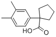 1-(3,4-DIMETHYLPHENYL)-CYCLOPENTANECARBOXYLIC ACID 구조식 이미지