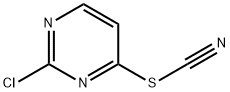 2-CHLORO-4-THIOCYANATOPYRIMIDINE 구조식 이미지